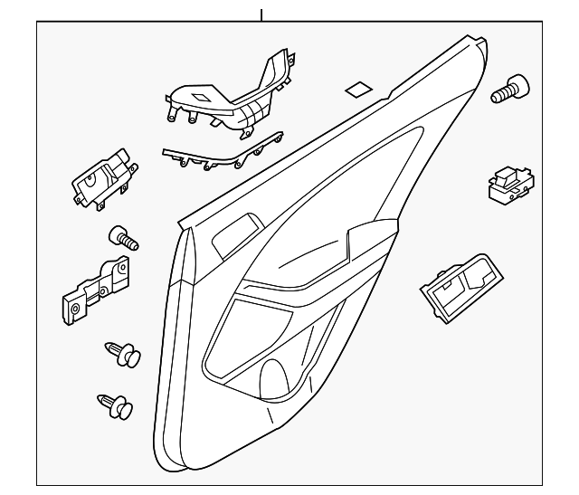 83302-2T560DA2 Деталь DOOR TRIM PANEL, RIGHT