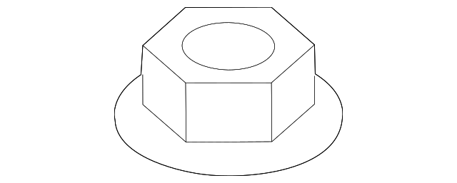 -W520203-S442 Деталь OUTER TIE ROD LOCK NUT, RIGHT