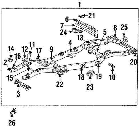 Land Cruiser FRAME & COMPONENTS