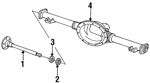 Rodeo AXLE HOUSING