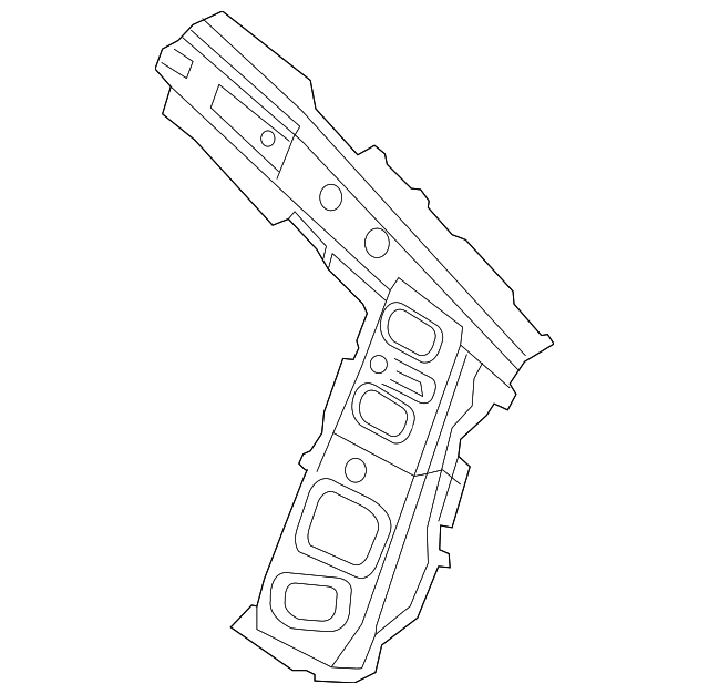 BJS7-70-120 Деталь LOCK PLR REINF, RIGHT