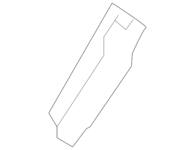 61061-02070 Деталь OUTER WHEELHOUSE LOWER REINF, RIGHT