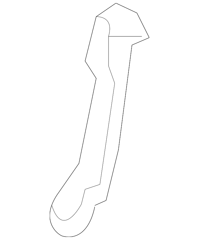 61667-02090 Деталь INNER SIDE PANEL SEAL, RIGHT