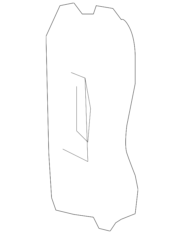 57118-30050 Деталь RETAINER PLATE, LEFT