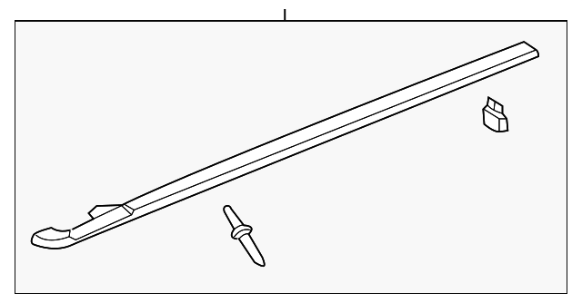 15845020 Деталь ROCKER MOLDING, RIGHT