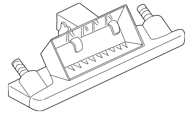 8D0-943-021-E Деталь LICENSE LAMP, LEFT