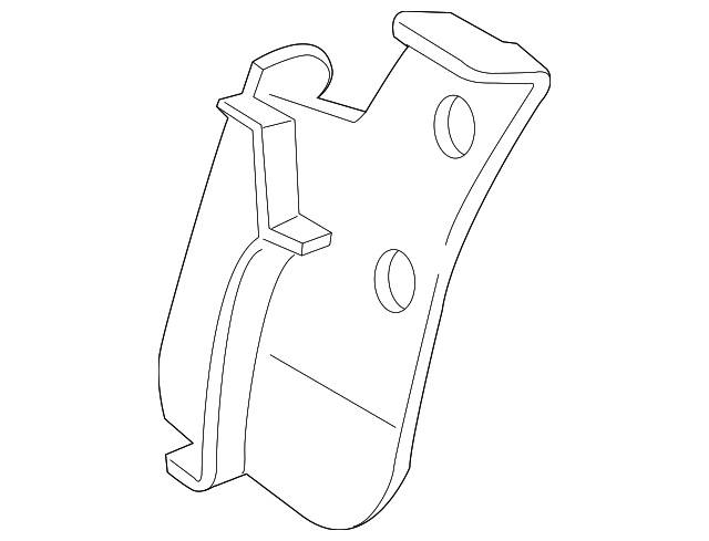 YL8Z-16A550-BB Деталь SPLASH GUARD, LEFT