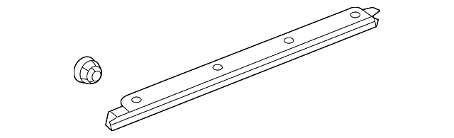 75736-AC020-B0 Деталь LOWER MOLDING, LEFT