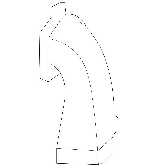 68004012AA Деталь FLOOR DUCT, RIGHT