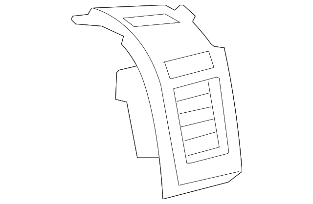 1DZ301DVAD Деталь AIR DUCT, RIGHT