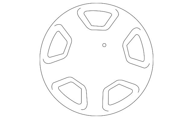 6C3Z-1007-A Деталь WHEEL, STEEL