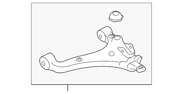 54501-2J001 Деталь LOWER CNTRL ARM, RIGHT