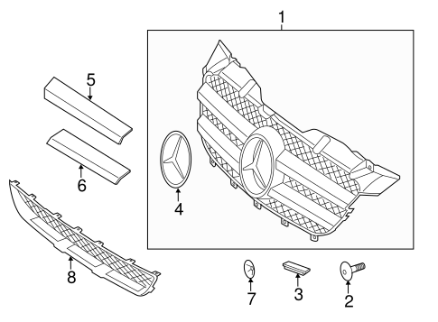 Sprinter 2500 GRILLE & COMPONENTS