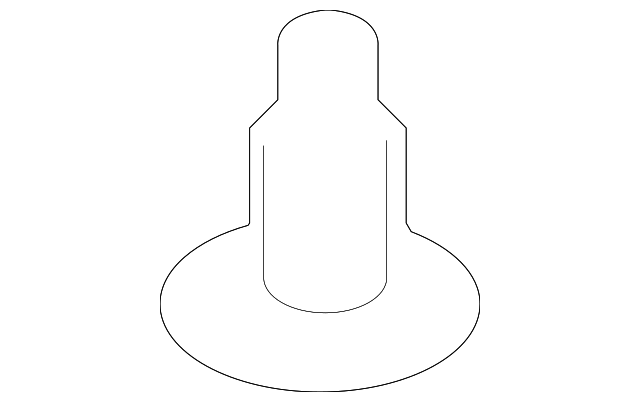 909130224 Деталь UNDER COVER FASTENER