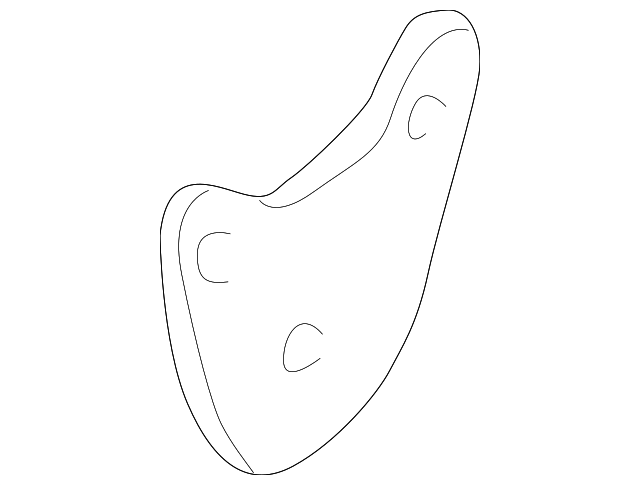 55213-7B005 Деталь LEAF SPRING MOUNT PLATE, LEFT