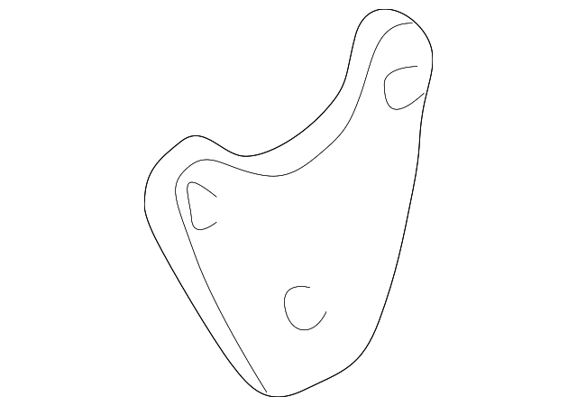 55212-7B005 Деталь LEAF SPRING MOUNT PLATE, RIGHT