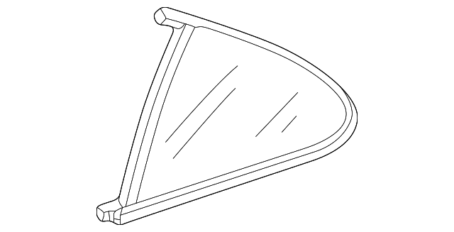 203-730-02-55 Деталь DOOR GLASS, RIGHT
