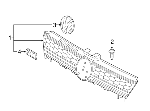 GTI GRILLE & COMPONENTS