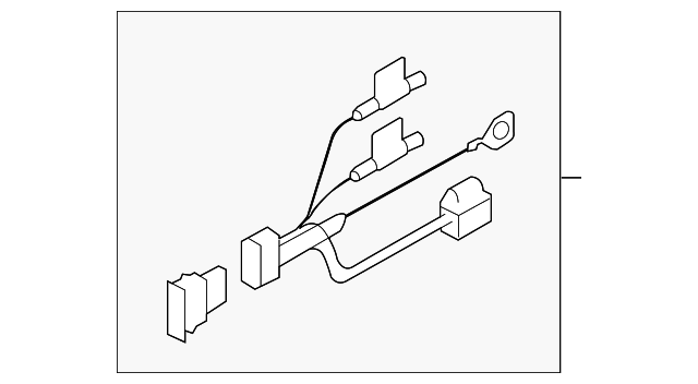 9L3Z-14A411-A Деталь BACK GLASS WIRING
