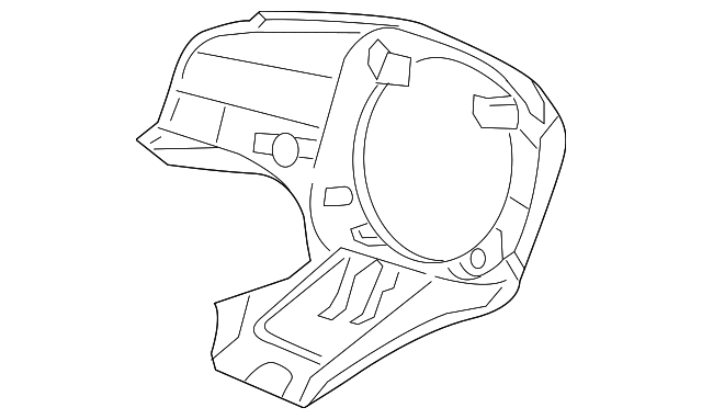 78518-TR0-N61ZA Деталь COVER, BODY *NH167L* (GRAPHITE BLACK)