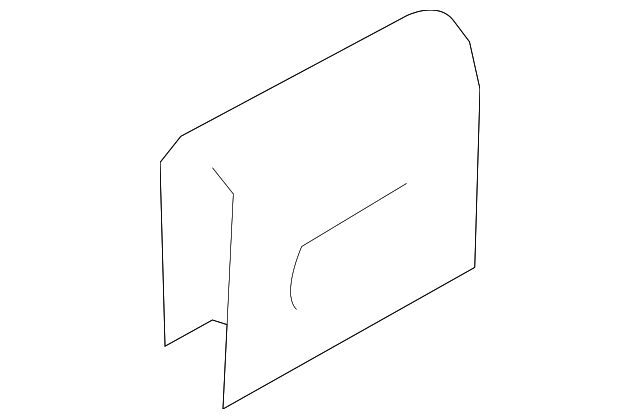 85876-2F020 Деталь SILL PLATE RETAINER, LEFT