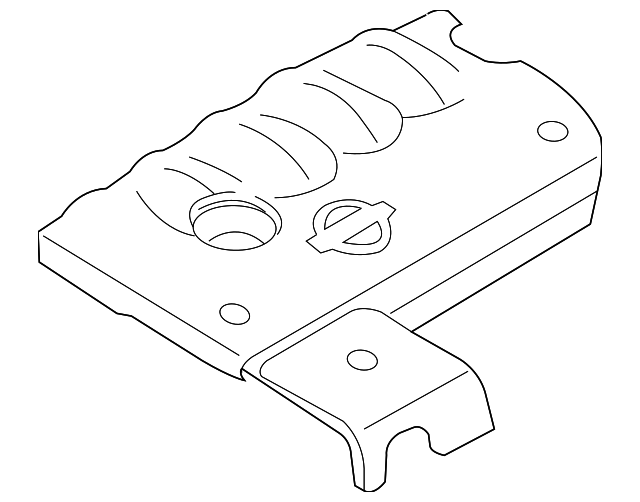 13287-3Z001 Деталь ENGINE COVER