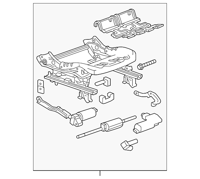 22850198 Деталь CUSHION FRAME