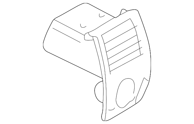 170-830-13-54 Деталь VENT GRILLE, LEFT