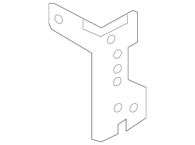 96175-3TAA0 RECEIVER BRACKET, LEFT