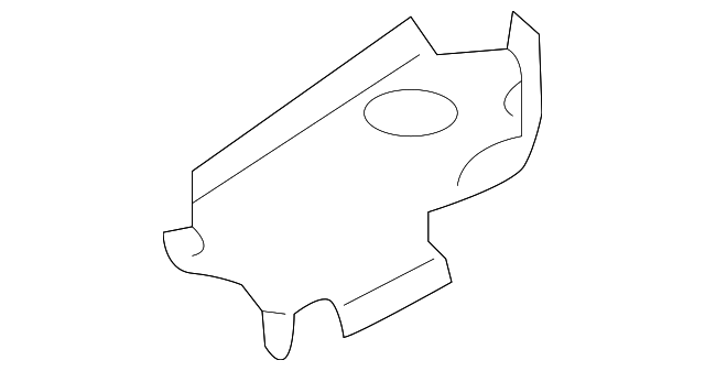 4L0-806-197 INNER HINGE PLR REINFORCEMENT, LEFT