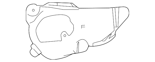 81584-78010 LENS & HOUSING GASKET, LEFT