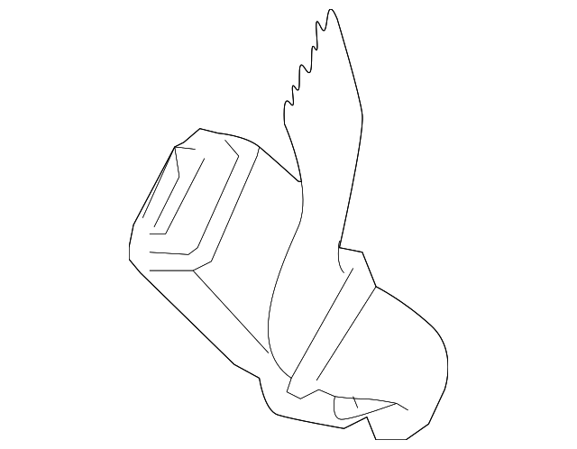 4E0-857-740-A-01C Деталь BUCKLE END, RIGHT
