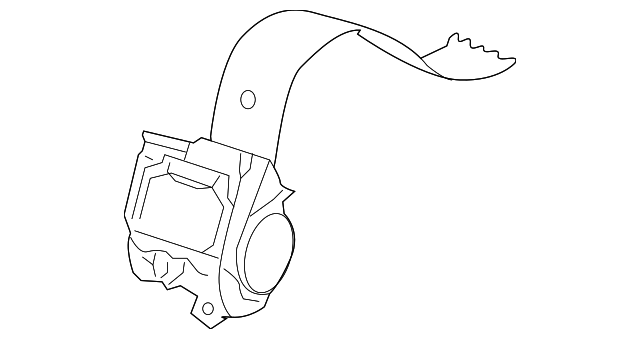 4E0-857-805-C-PHY Деталь OUTER BELT ASSY, LEFT