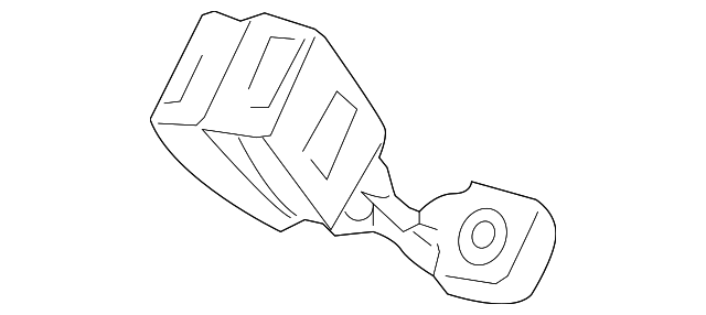 4E0-857-739-A-01C Деталь BUCKLE END, LEFT