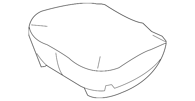 5093495AA Деталь SEAT CUSHION PAD, LEFT