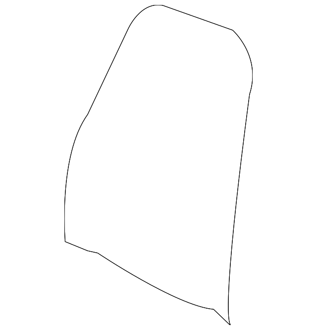 XS001L5AA Деталь SEAT BACK COVER, RIGHT