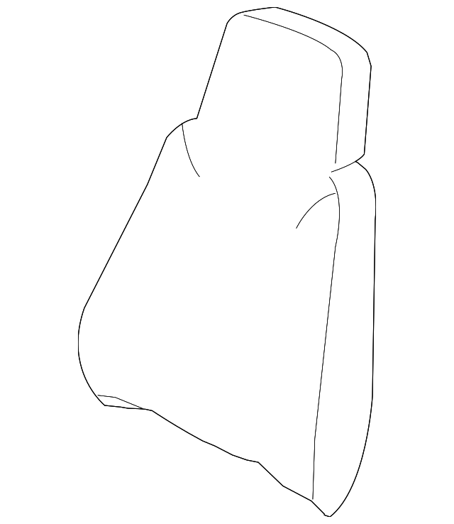 XR981DVAA Деталь SEAT BACK ASSY, RIGHT