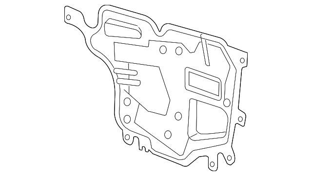 25841521 WATER DEFLECTOR, RIGHT