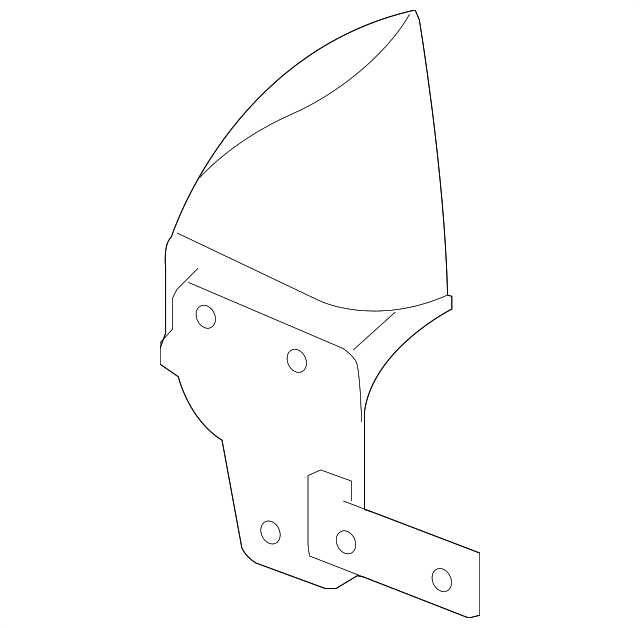 25874234 UPPER TRIM, LEFT