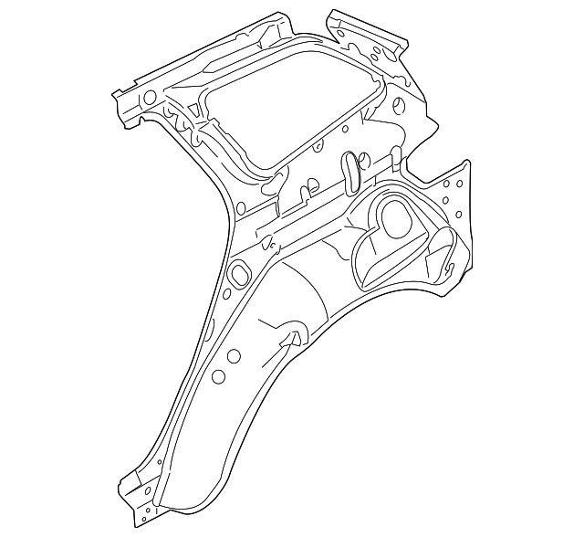 EG21-71-111F Деталь INNER PANEL, LEFT
