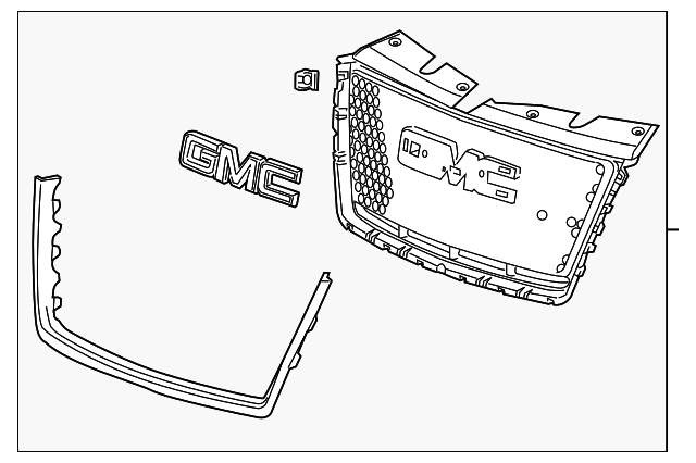 23379206 Деталь GRILLE ASSY