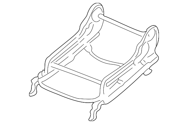 88500-2D952-LT Деталь SEAT TRACK, LEFT