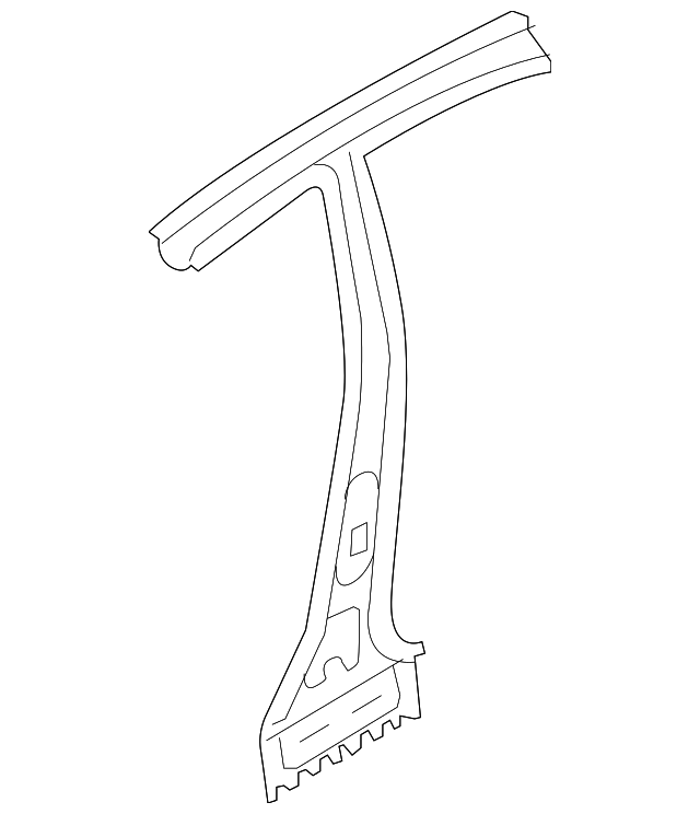 71401-2F200 Деталь PILLAR REINF, LEFT