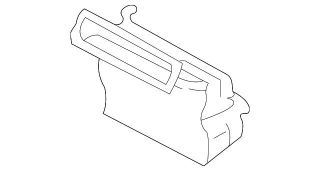 15941993 Деталь CENTER DUCT