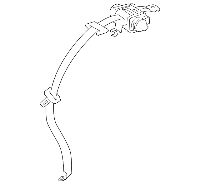 73370-50231-A0 BELT & RETRACTOR, LEFT
