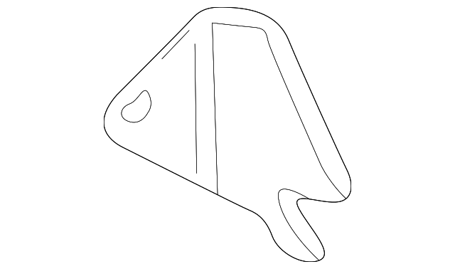 41-00-7-067-823 Деталь FENDER REAR BRACKET, LEFT