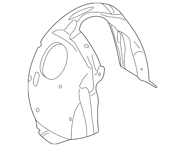 51-71-1-486-198 Деталь FENDER LINER, LEFT