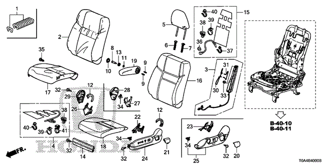 INTERIOR / BUMPER/FRONT SEAT (L.) for 2012 Honda CR-V #1