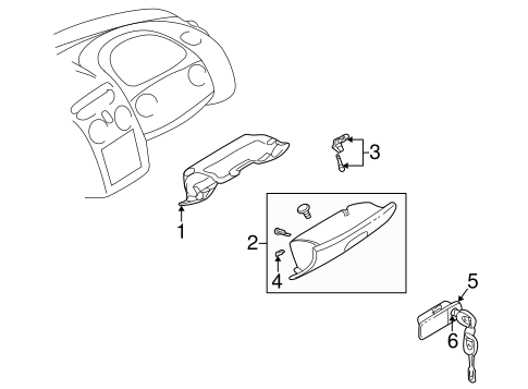 Sebring GLOVE BOX