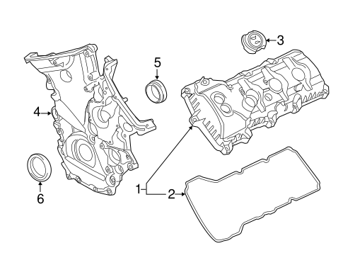 F-150 VALVE & TIMING COVERS